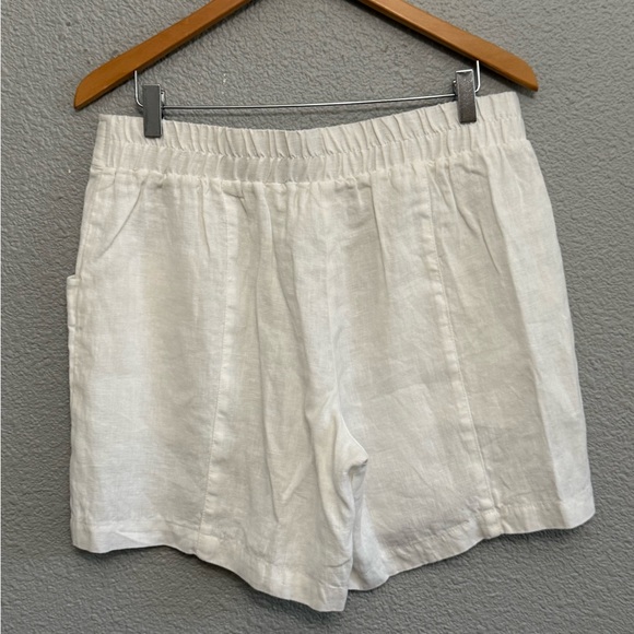 Ivy Jane Carla Slouch Pocket Linen Shorts Size Medium‎ - Picture 2 of 5